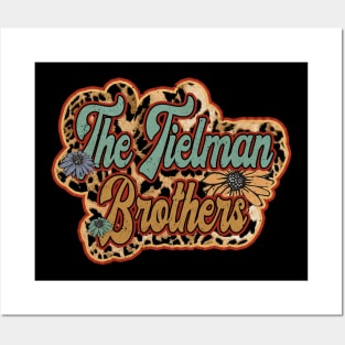 Personalized Flowers Brothers Proud Name Vintage Beautiful The Tielman Posters and Art